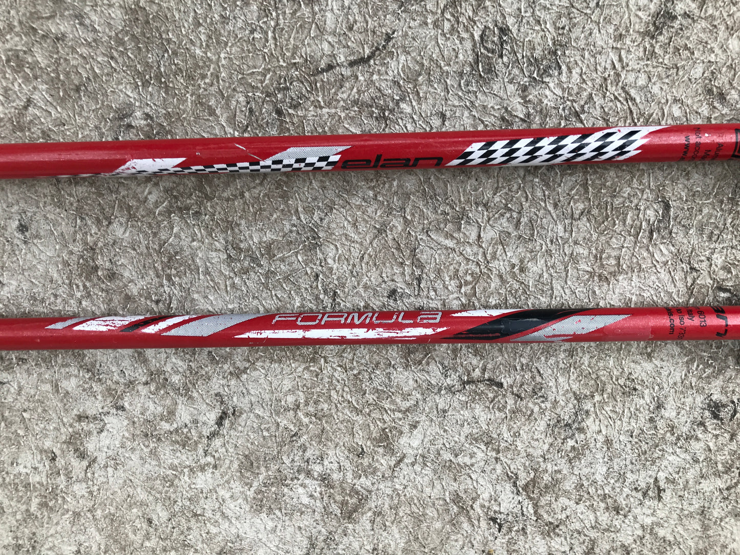 Ski Poles Child Size 39in Elan Red Black