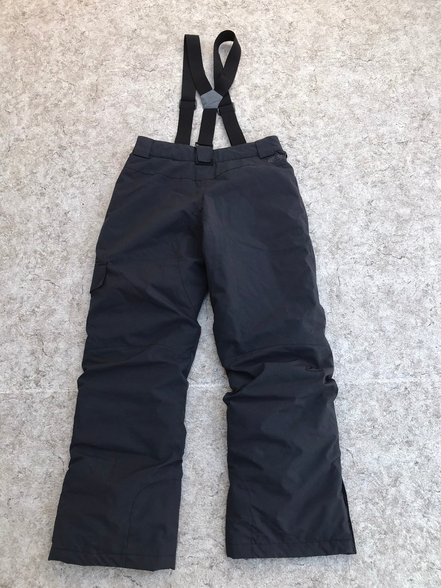 Snow Pants Child Size 12 Firefly with Suspenders Black New Demo Model