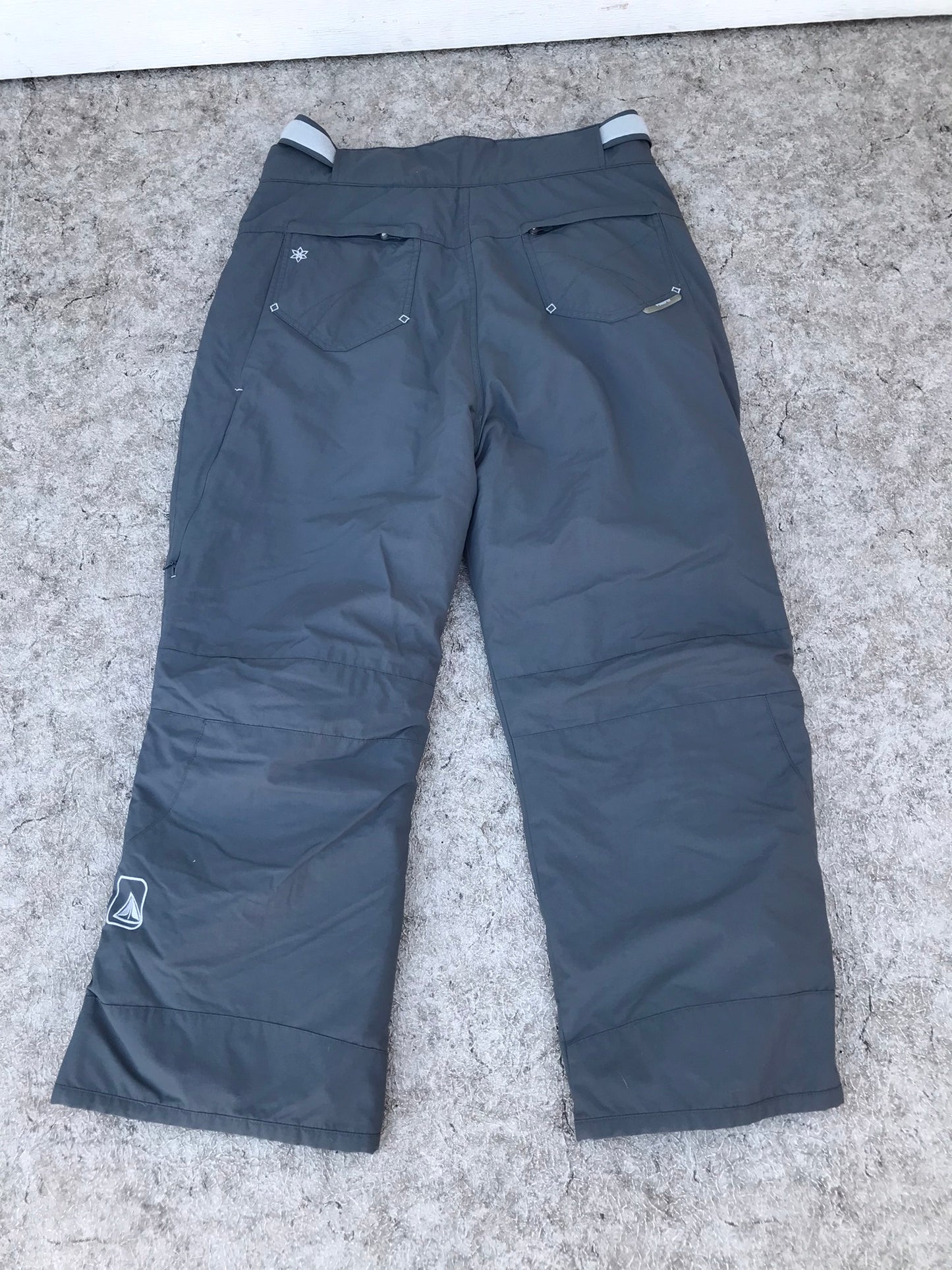 Snow Pants Ladies Women's Size X Large FireFly Soft Grey Adjustable Waist Like New