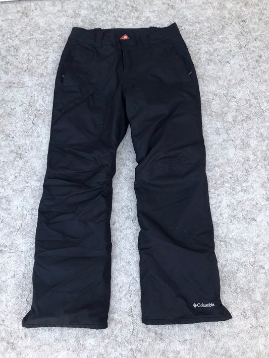 Snow Pants Men's Size Large Columbia Omni Heat Waterproof Black Like New