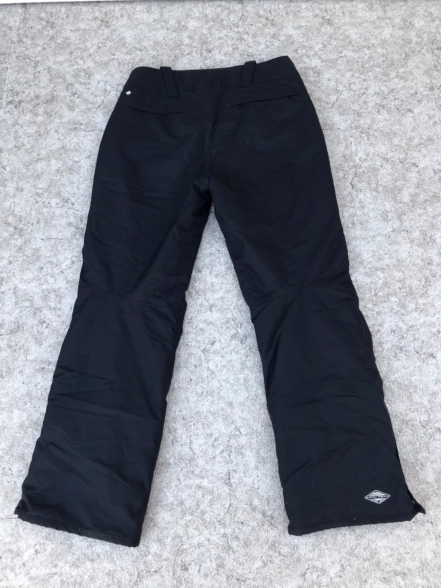 Snow Pants Men's Size Large Columbia Omni Heat Waterproof Black Like New