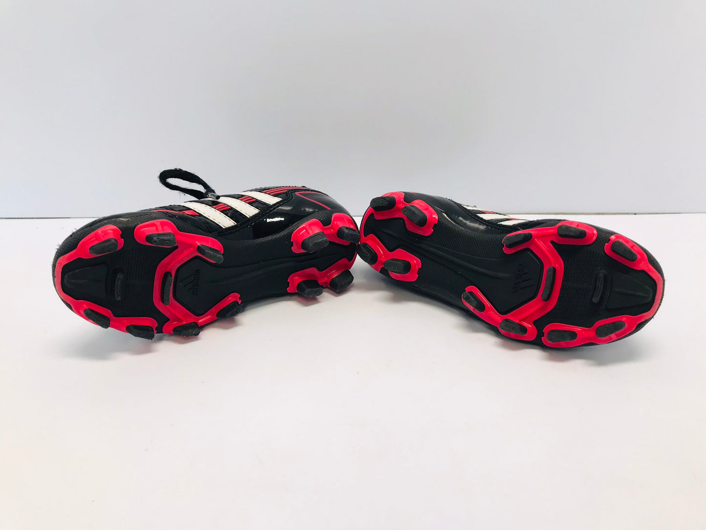 Soccer Shoes Cleats Child Size 11 Adidas Black Pink White Excellent