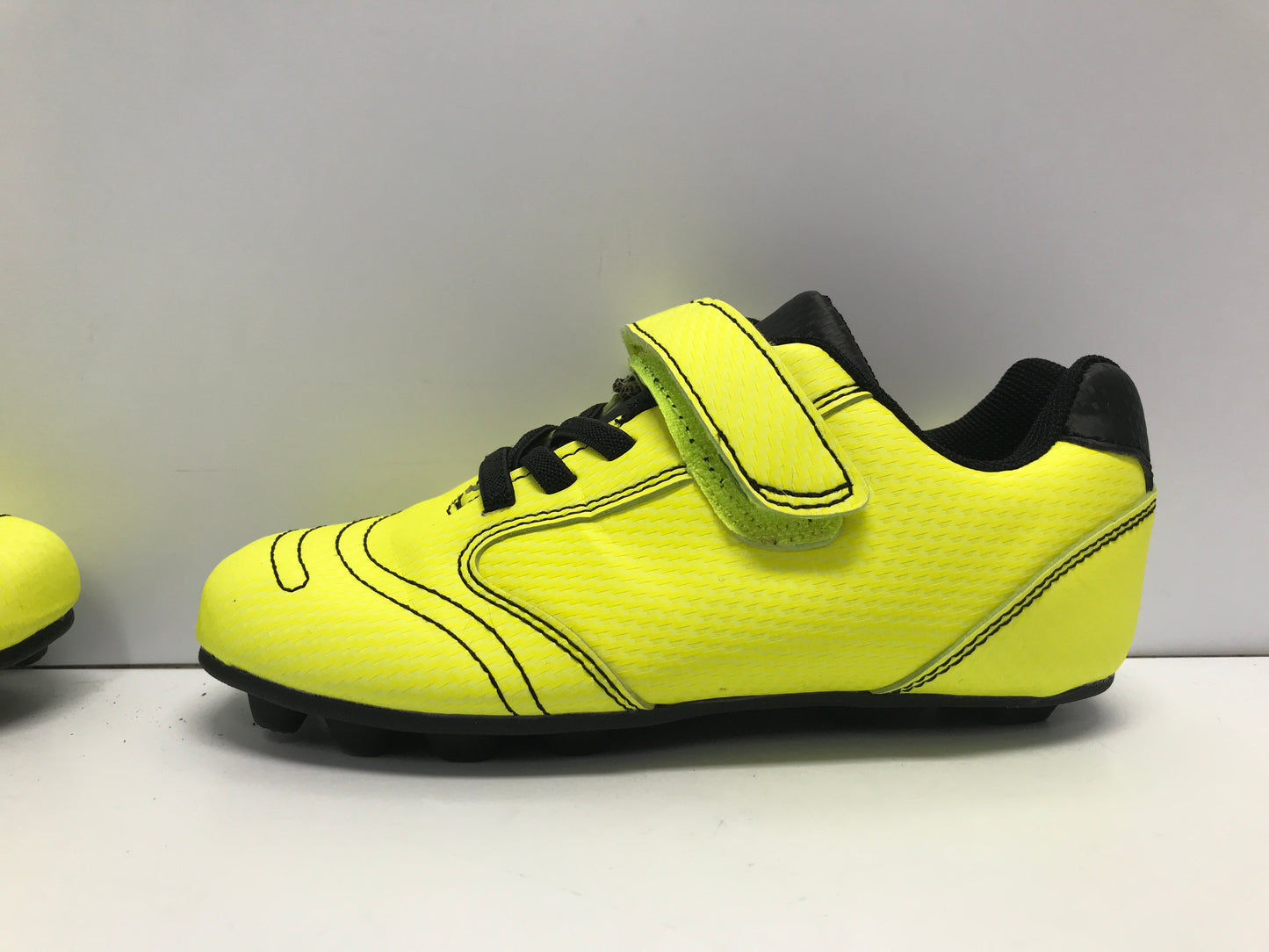 Soccer Shoes Cleats Child Size 12 Athletic Lime Black Excellent