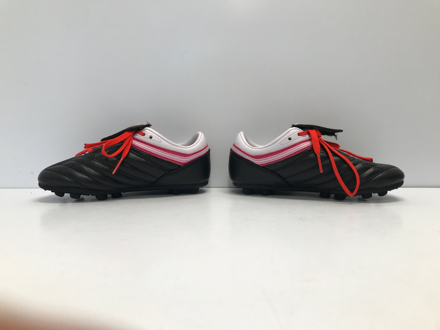 Soccer Shoes Cleats Child Size 12 Wilson Toddler Black Pink Excellent