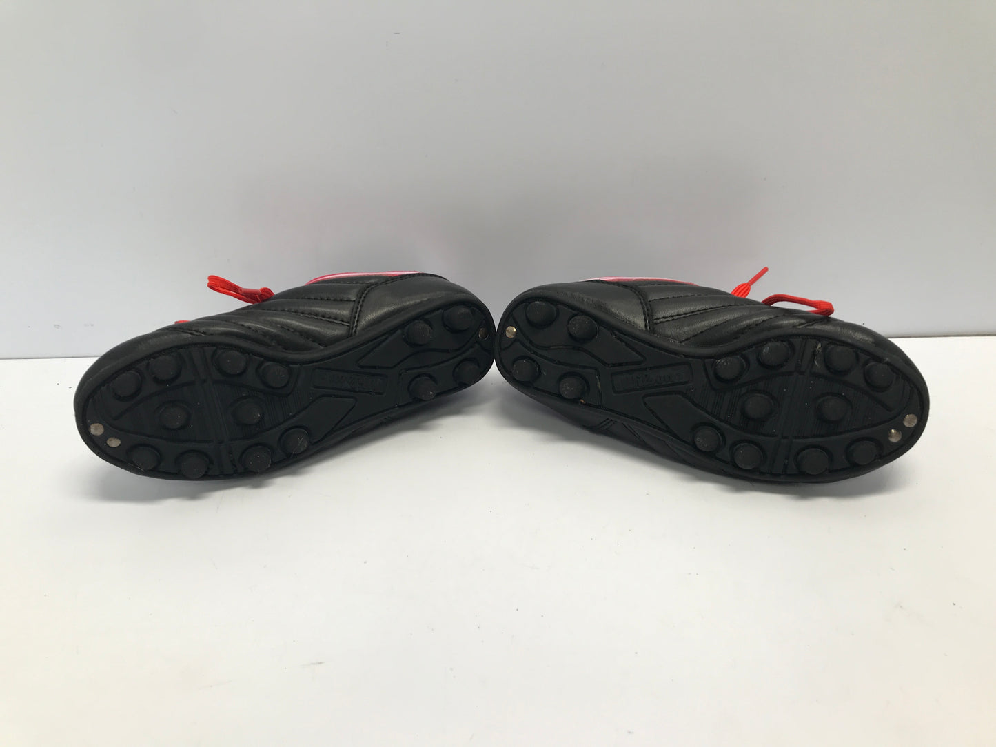 Soccer Shoes Cleats Child Size 12 Wilson Toddler Black Pink Excellent
