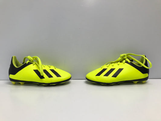Soccer Shoes Cleats Child Size 13 Adidas Lime Black Excellent