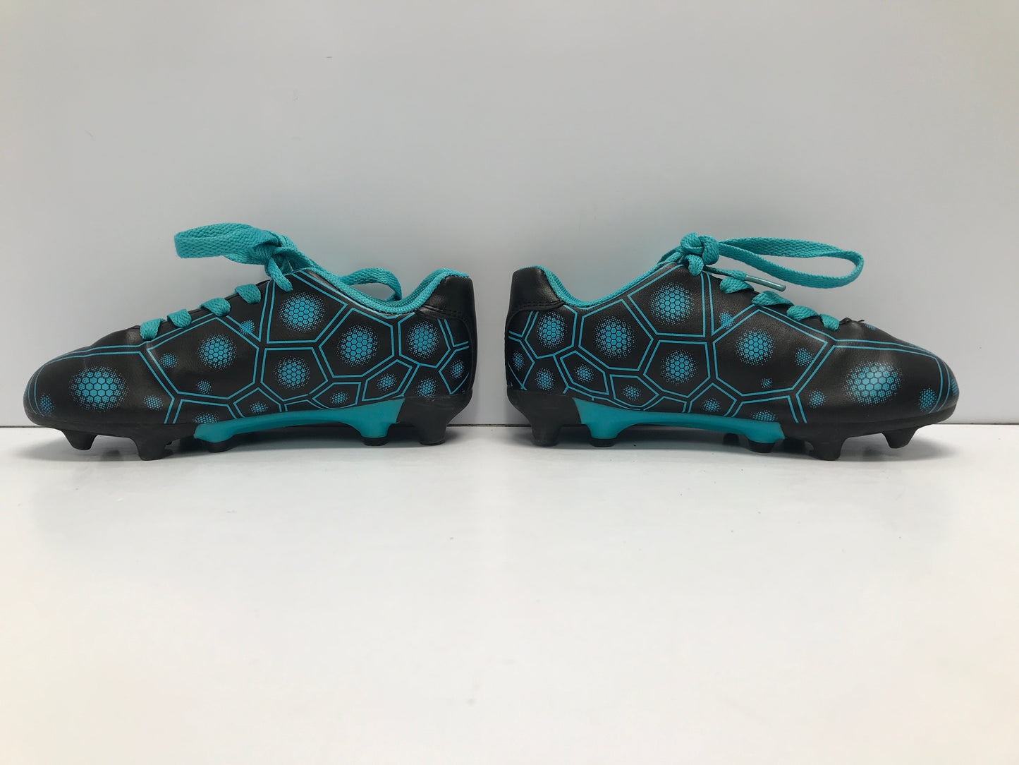 Soccer Shoes Cleats Child Size 13 Blue Black Excellent
