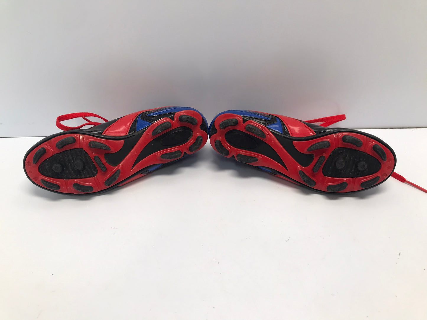 Soccer Shoes Cleats Child Size 13 Diadora Blue Red Black Excellent