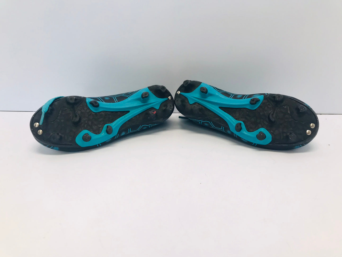 Soccer Shoes Cleats Child Size 13 FX Teal Black Excellent