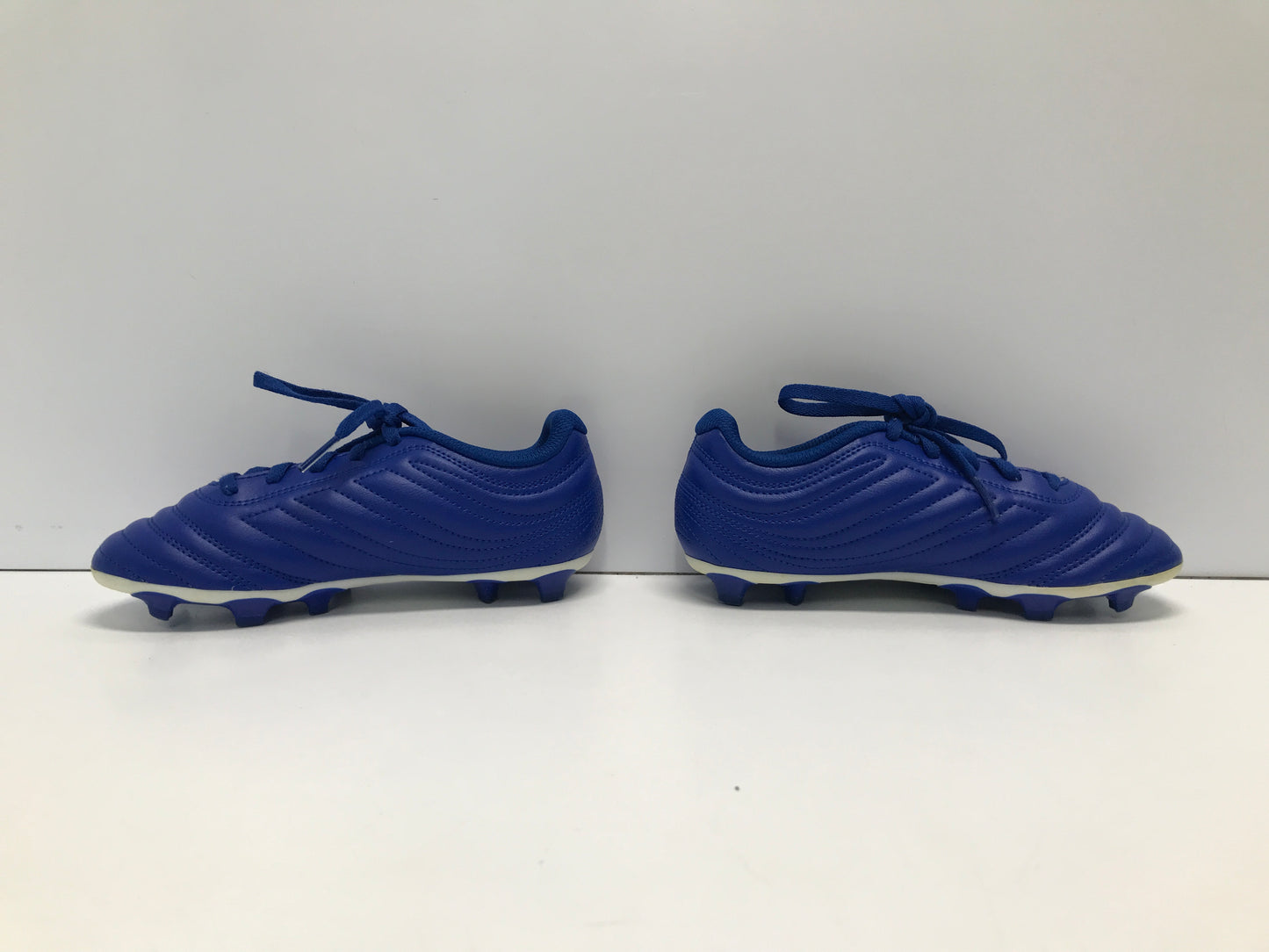 Soccer Shoes Cleats Child Size 1 Blue White Excellent