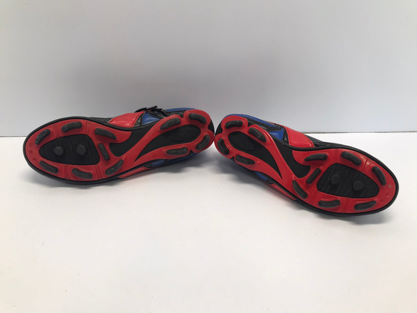 Soccer Shoes Cleats Child Size 1 Diadora Black Red Blue Excellent