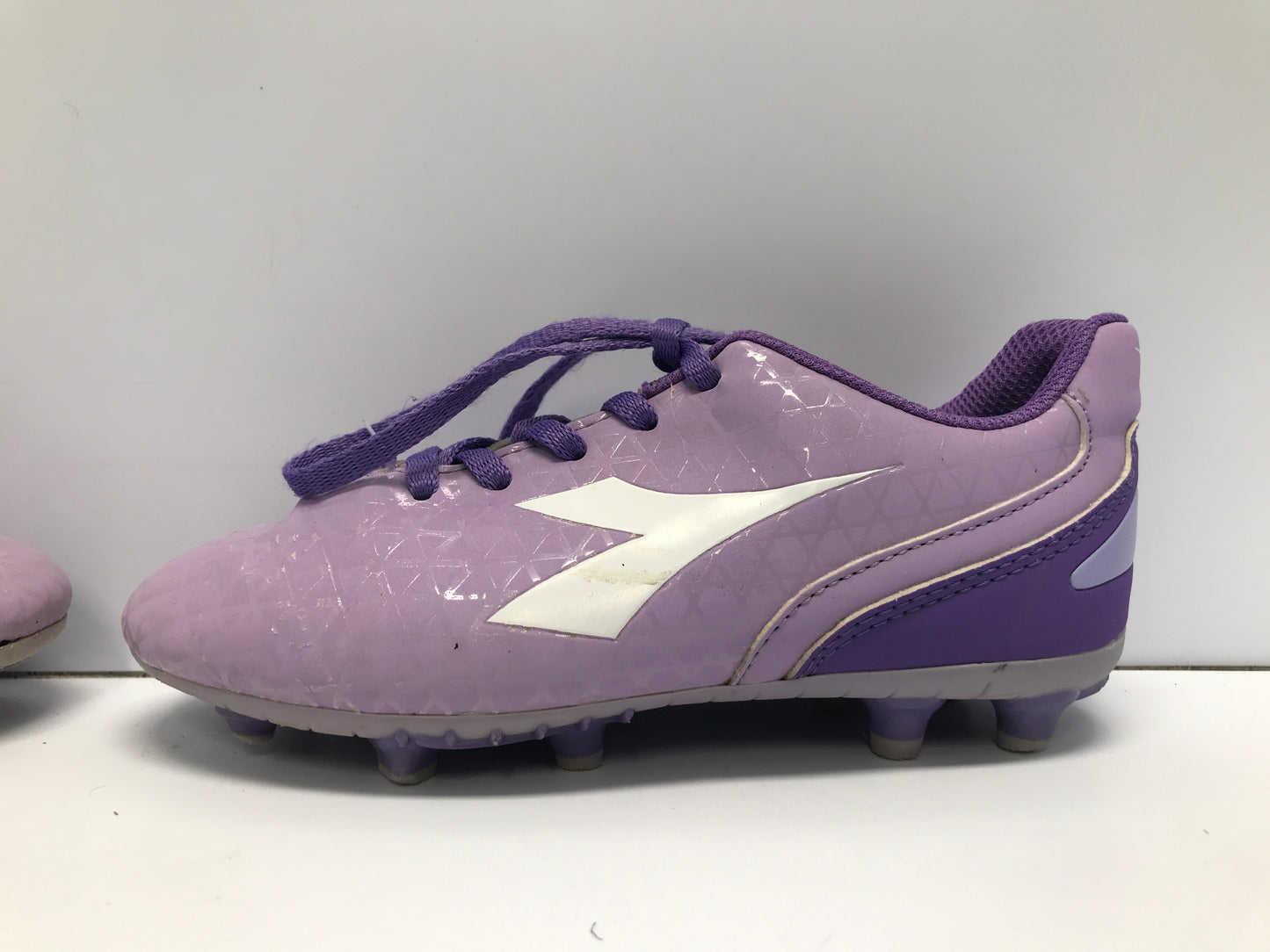 Soccer Shoes Cleats Child Size 1 Diadora Purple
