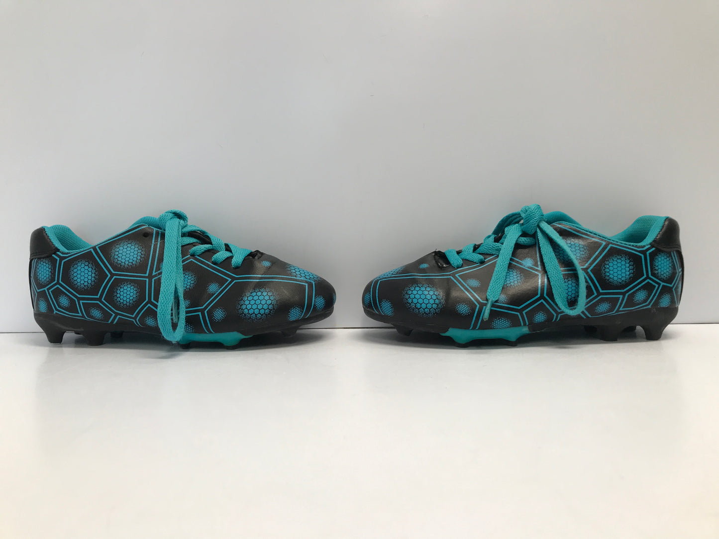 Soccer Shoes Cleats Child Size 3 Blue Black Excellent