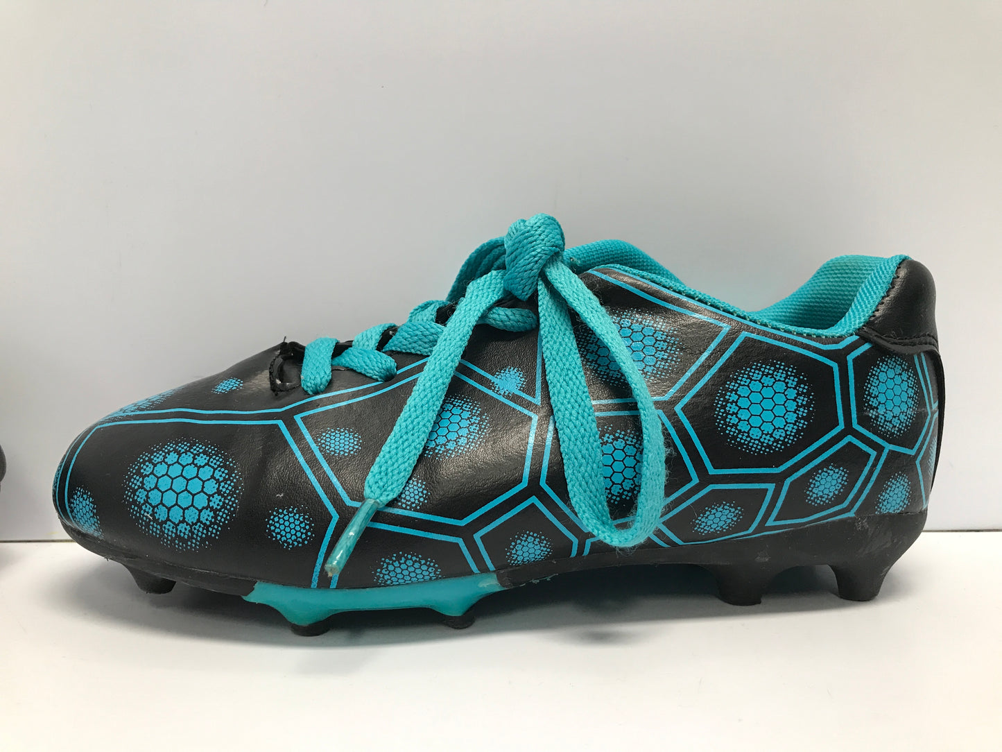 Soccer Shoes Cleats Child Size 3 Blue Black Excellent