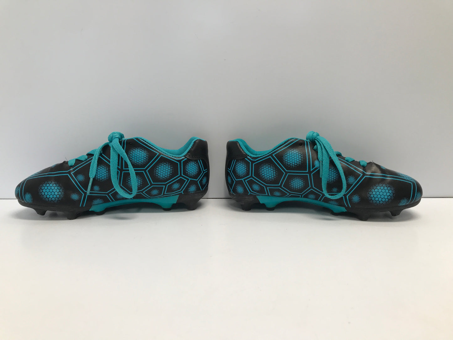 Soccer Shoes Cleats Child Size 3 Blue Black Excellent