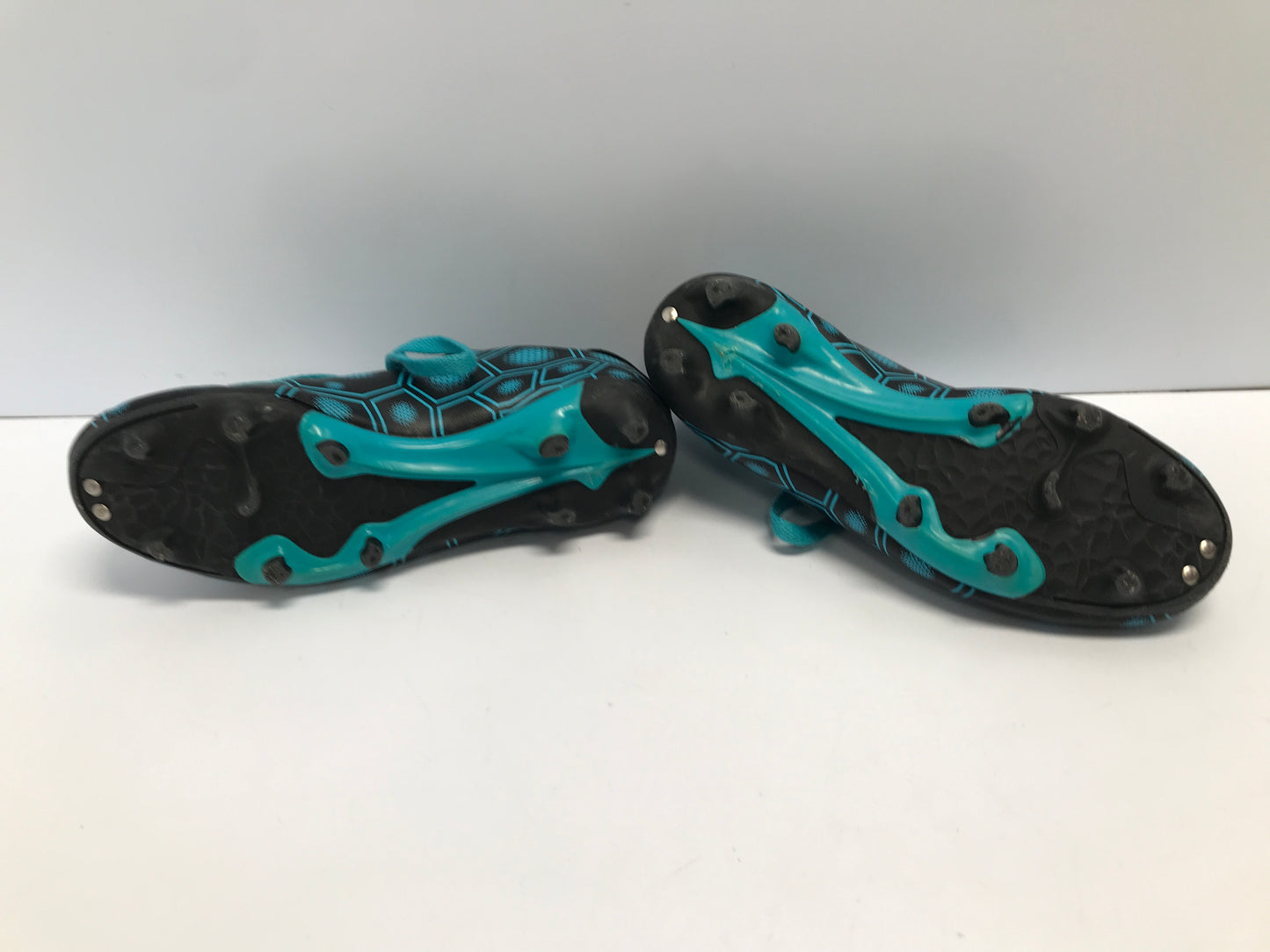 Soccer Shoes Cleats Child Size 3 Blue Black Excellent