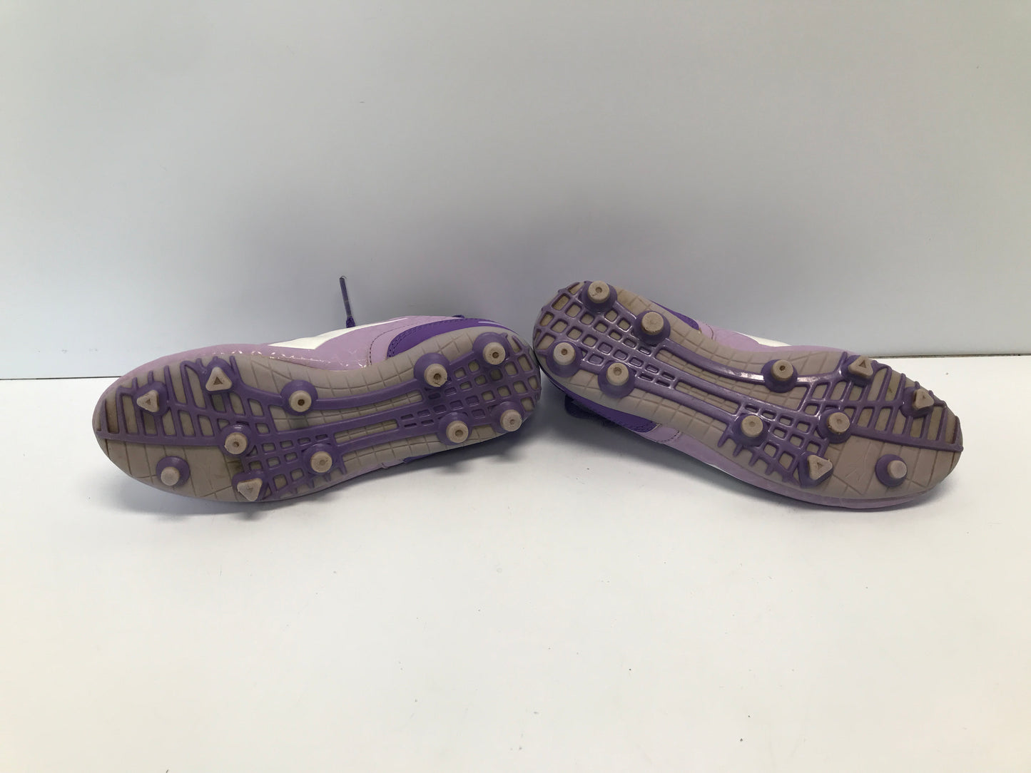 Soccer Shoes Cleats Child Size 4 Diadora Purple White