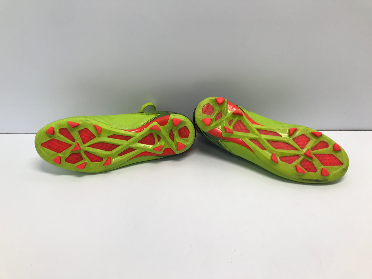Soccer Shoes Cleats Child Size 5 Adidas Lime Green Orange