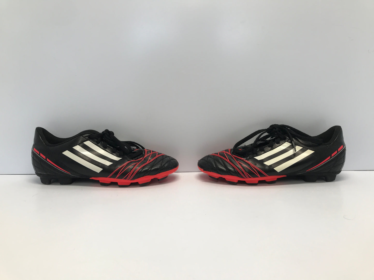 Soccer Shoes Cleats Child Size 5 Youth Adidas Fushia Black Excellent