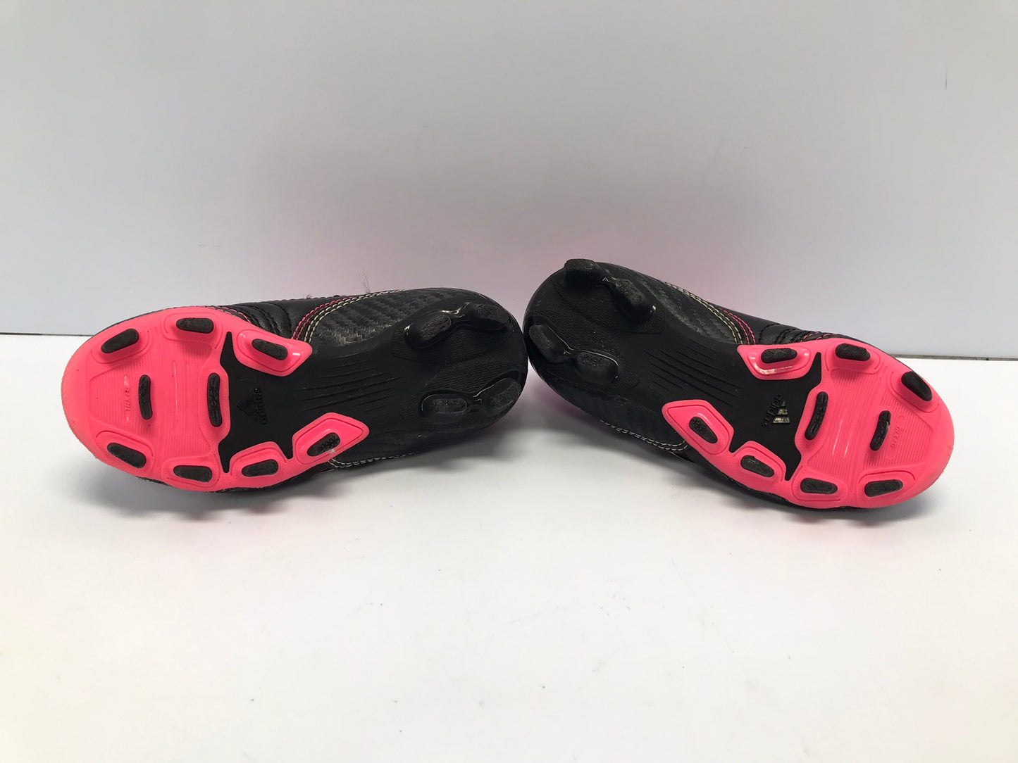 Soccer Shoes Cleats Child Size 9 Toddler Adidas Black Pink Like New