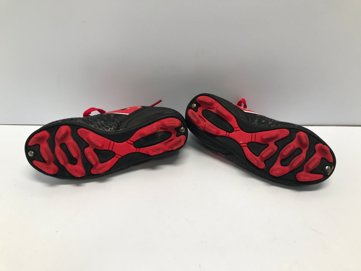 Soccer Shoes Cleats Child Toddler Size 9 Lotto Black Red Like New