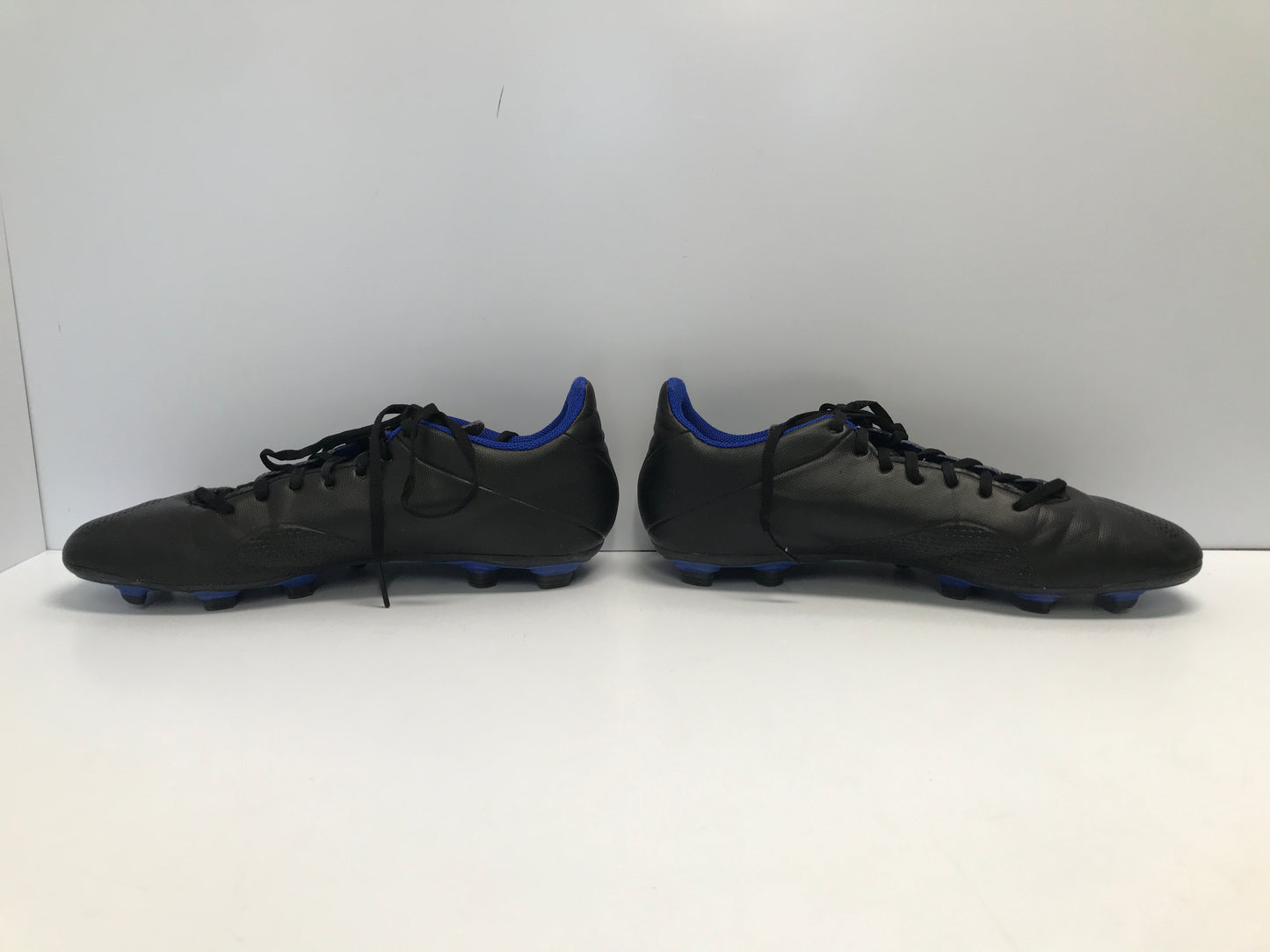 Soccer Shoes Cleats Men's Size 10.5 Adidas Black Blue Excellent