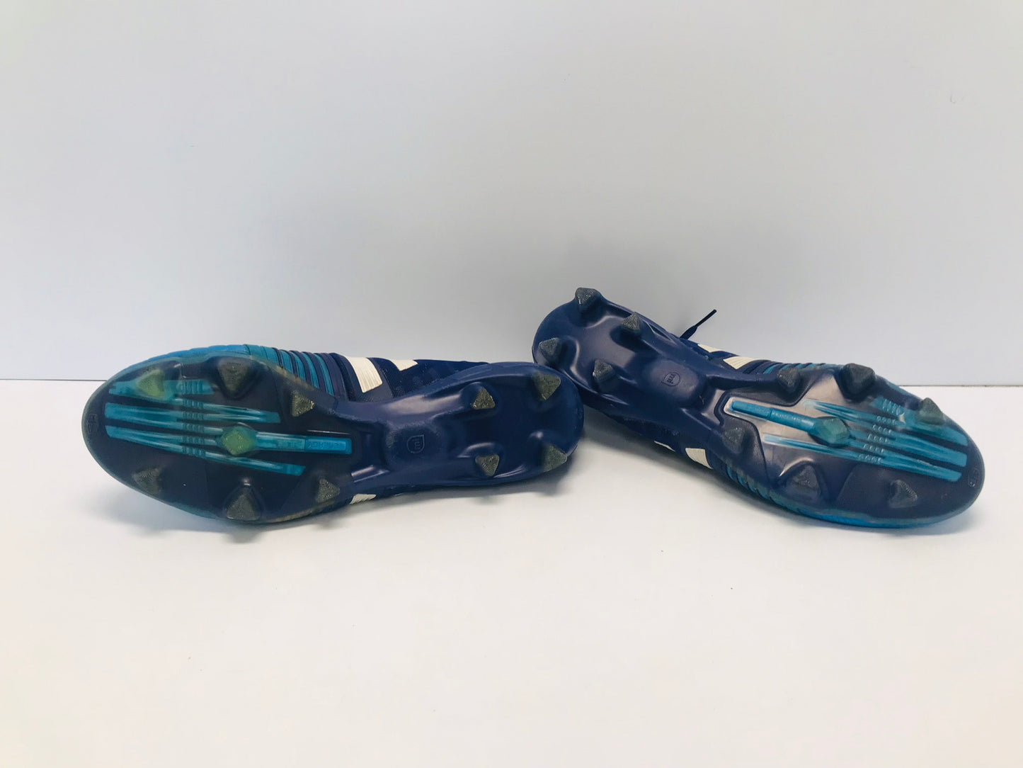 Soccer Shoes Cleats Men's Size 10 Adidas Champion League Blue on Blue Outstanding Quality Few Marks