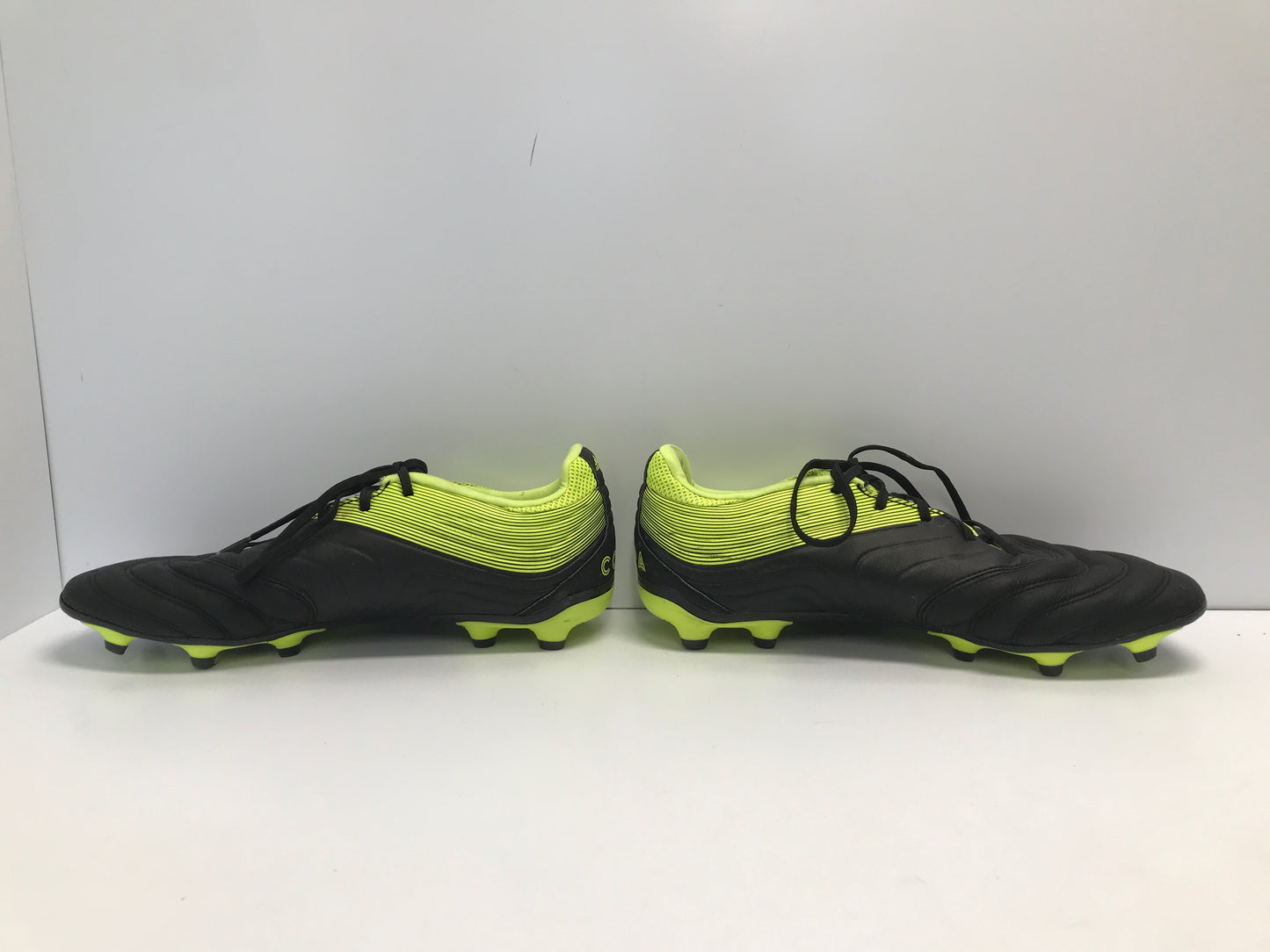 Soccer Shoes Cleats Men's Size 10 Adidas Copa Black Lime Excellent