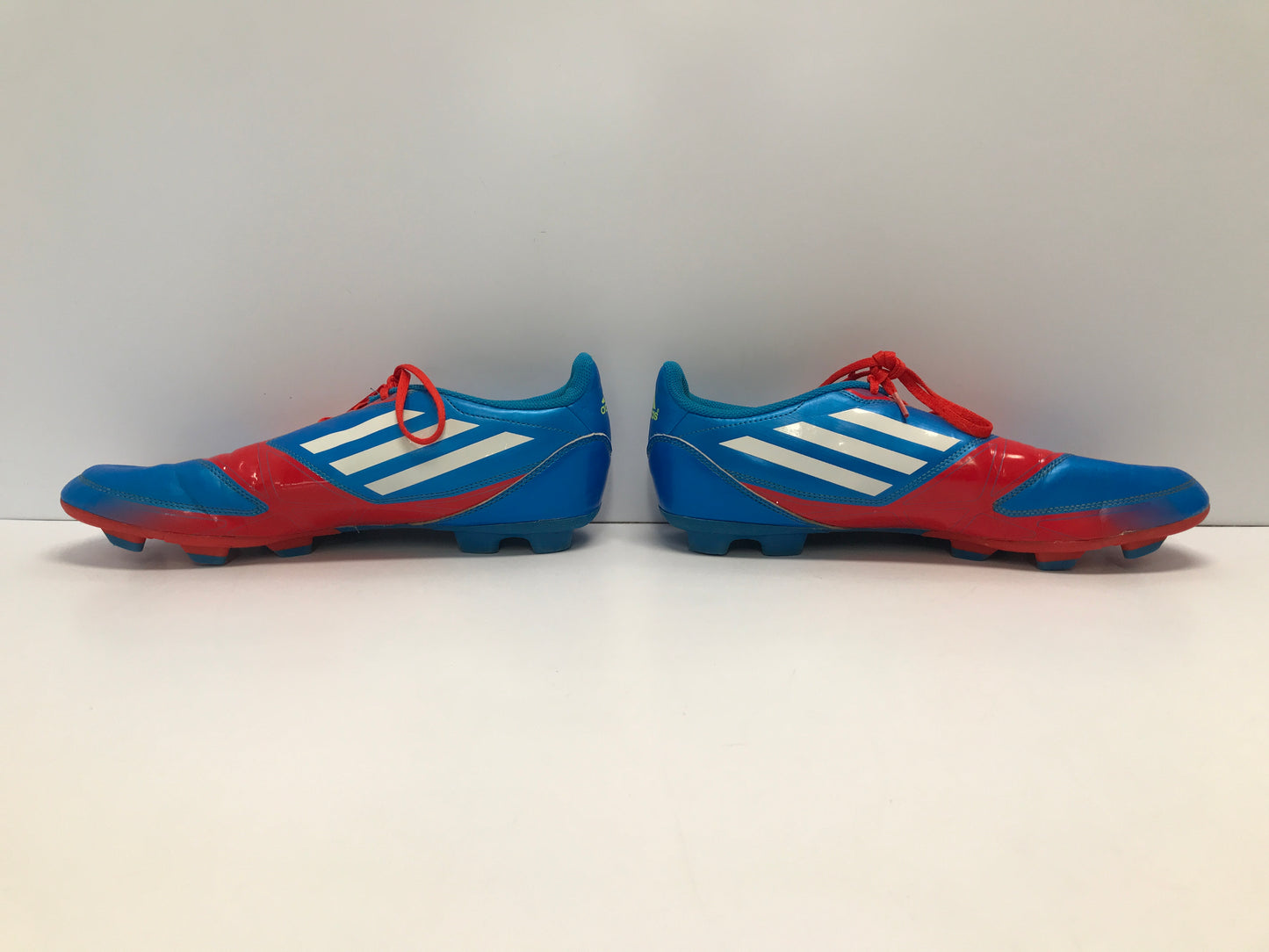 Soccer Shoes Cleats Men's Size 11.5 Adidas Blue Red