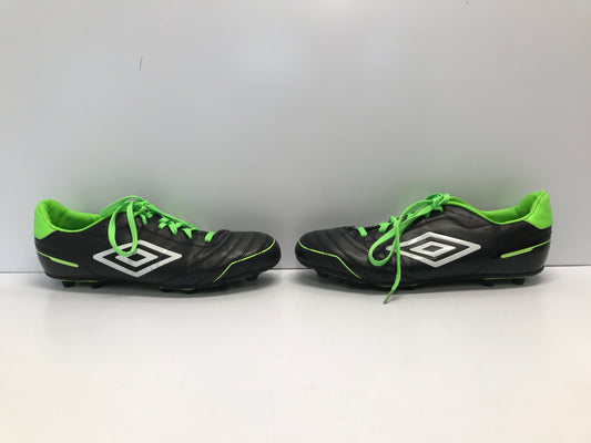 Soccer Shoes Cleats Men's Size 11 Umbro Black Lime Wide Foot Excellent