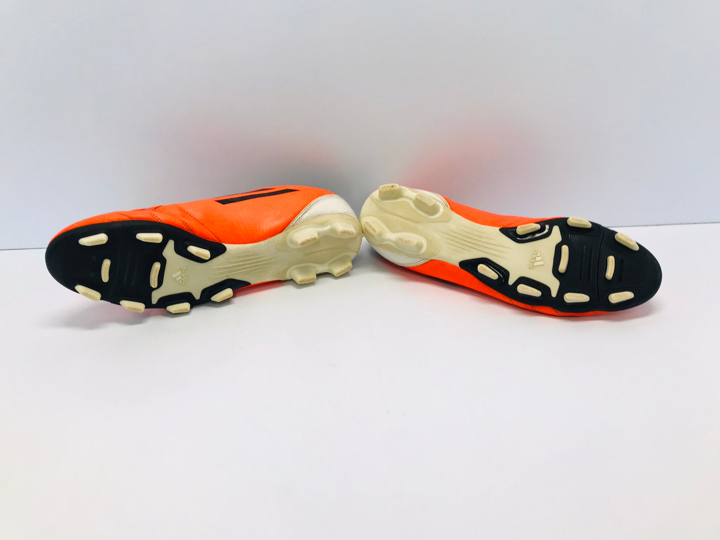 Soccer Shoes Cleats Men's Size 12 Adidas Tangerine Black Excellent