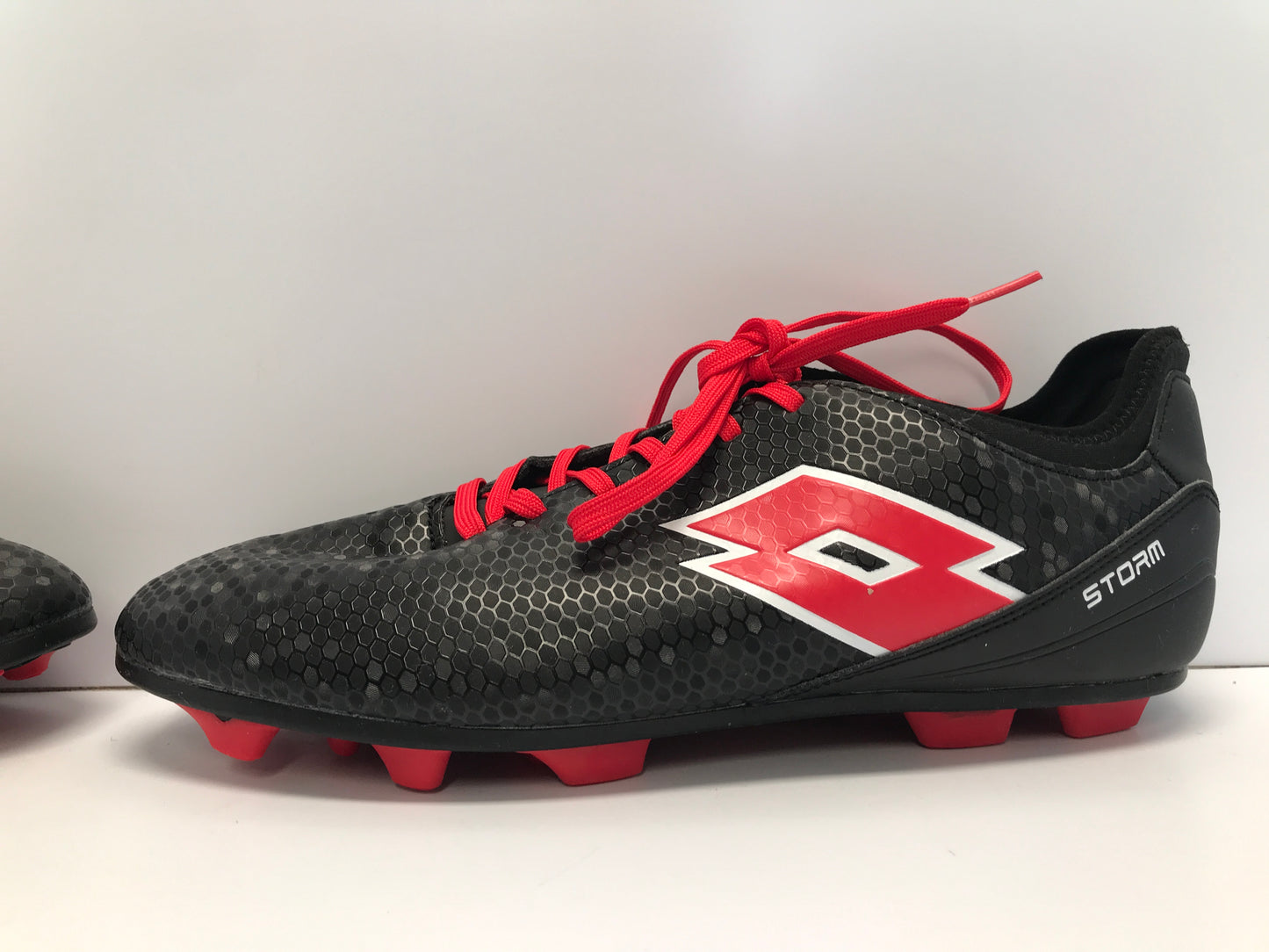 Soccer Shoes Cleats Men's Size 12 Lotto Black Red Like New