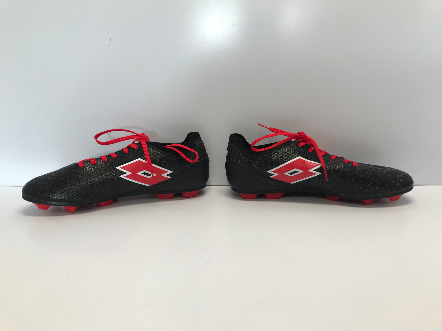 Soccer Shoes Cleats Men's Size 12 Lotto Black Red Like New