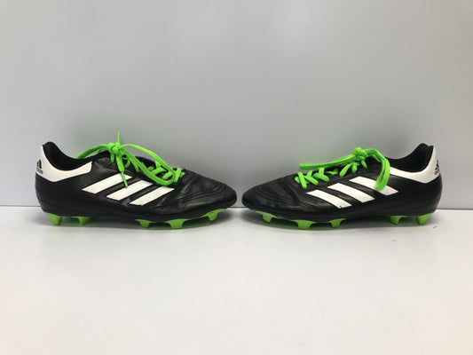 Soccer Shoes Cleats Men's Size 6 Adidas Black White Lime