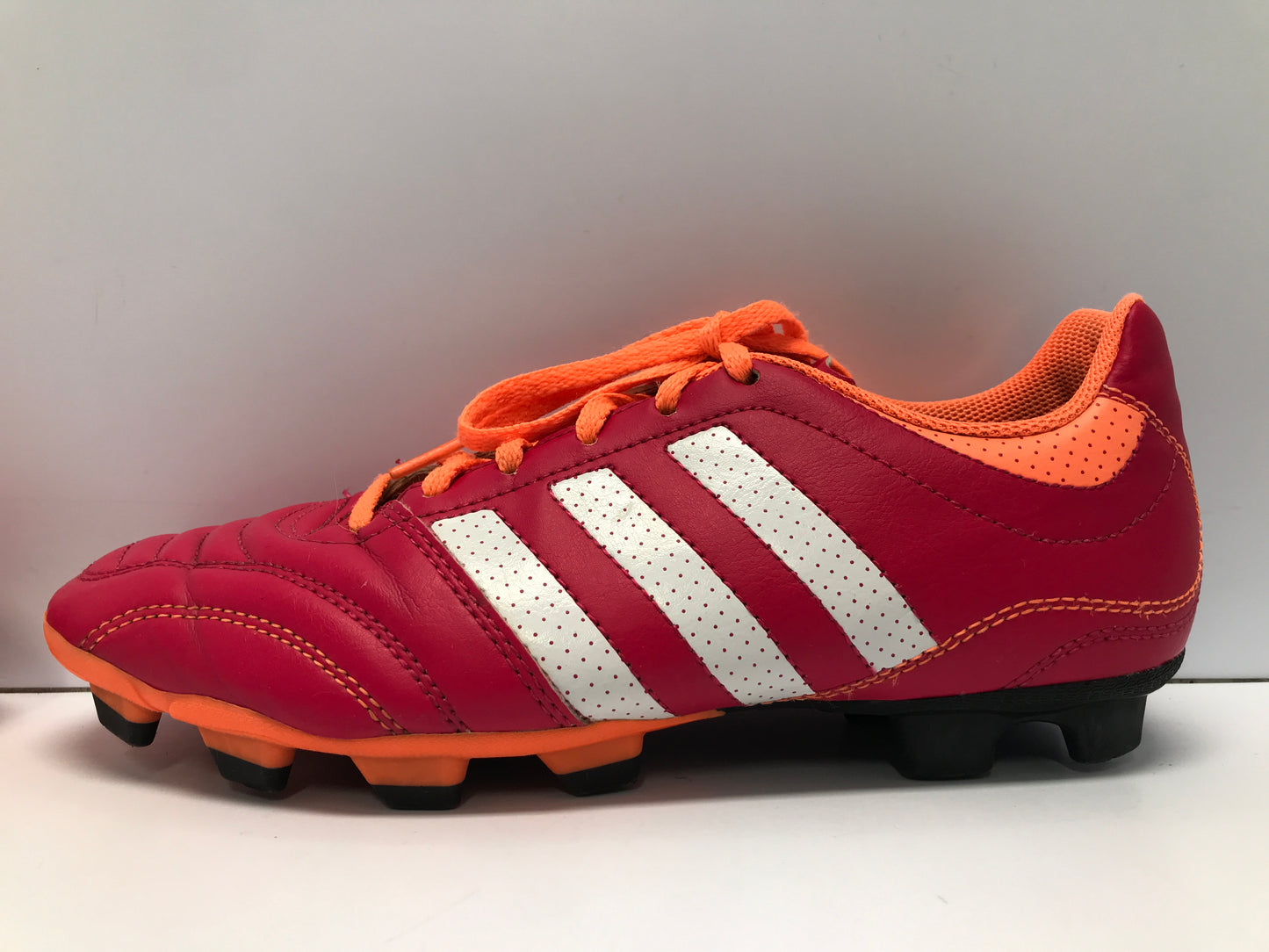 Soccer Shoes Cleats Men's Size 7.5 Adidas Pink Tangerine Excellent