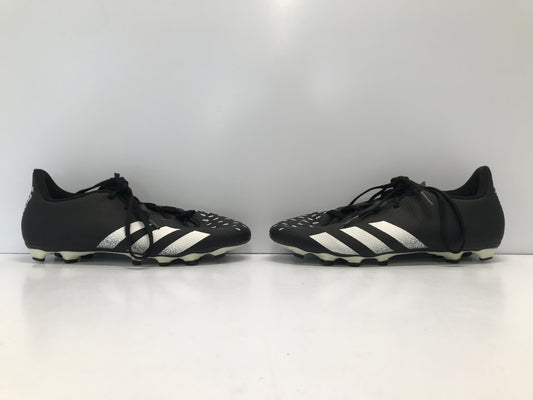 Soccer Shoes Cleats Men's Size 7.5 Adidas Preditor Black White Tear Drops Like New