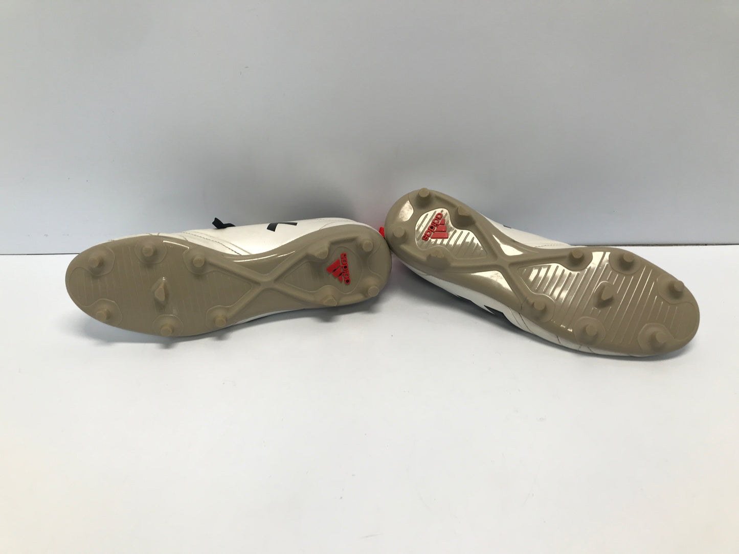 Soccer Shoes Cleats Men's Size 7 Adidas White Black Red Excellent