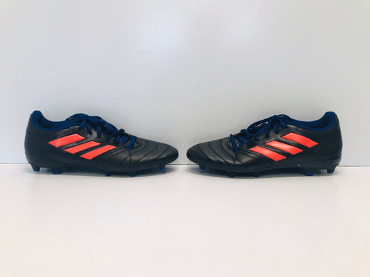 Soccer Shoes Cleats Men's Size 8 Adidas Black Blue Orange Excellent