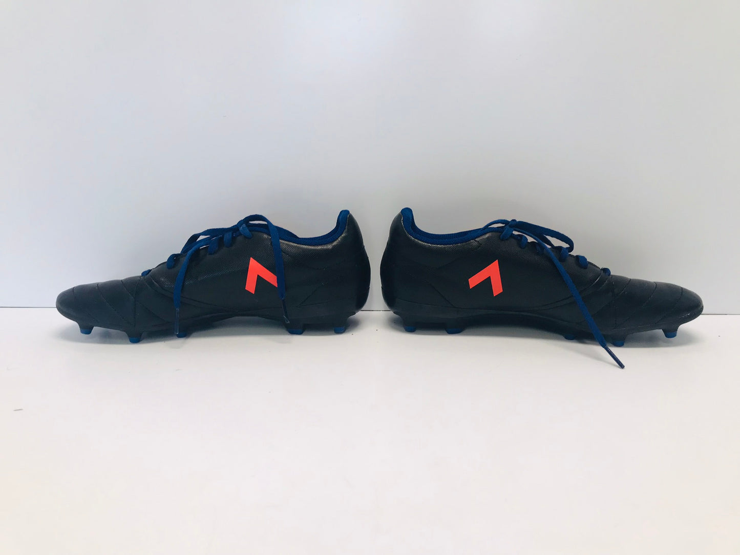 Soccer Shoes Cleats Men's Size 8 Adidas Black Blue Orange Excellent