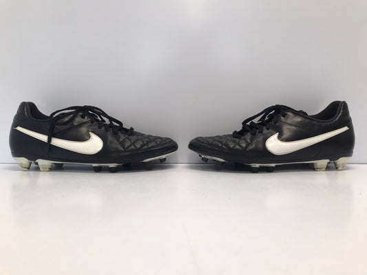 Soccer Shoes Cleats Men's Size 8 Adidas Nike Tiempo Black White