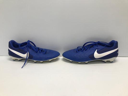 Soccer Shoes Cleats Men's Size 9.5 Nike Tiempo Blue