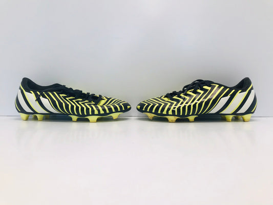 Soccer Shoes Cleats Men's Size 9 Adidas Predito  Black Lime