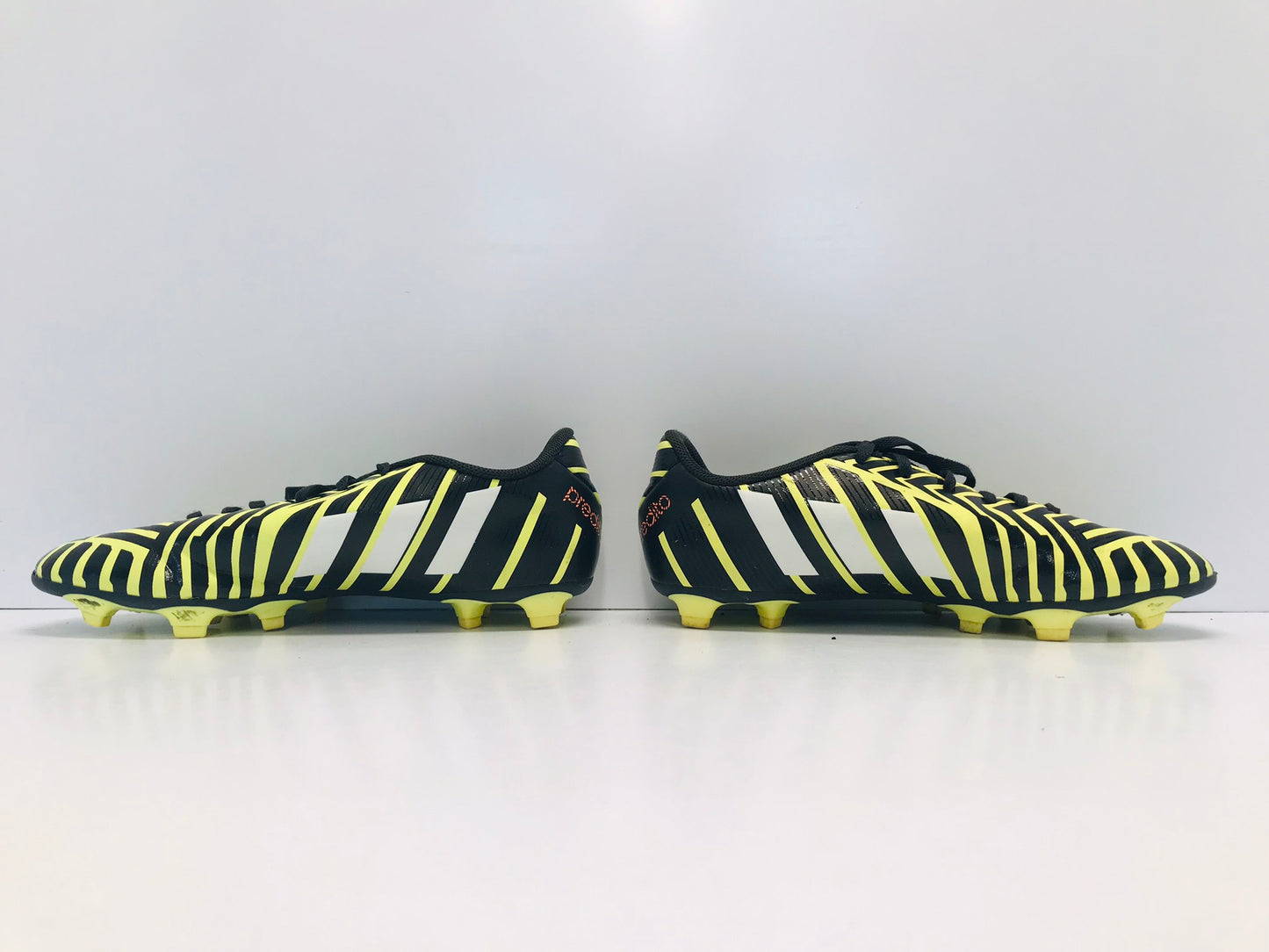Soccer Shoes Cleats Men's Size 9 Adidas Predito Black Lime
