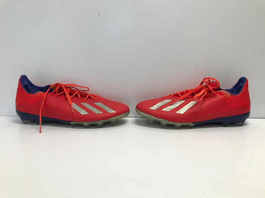 Soccer Shoes Cleats Men's Size 9 Red Grey Slipper Foot