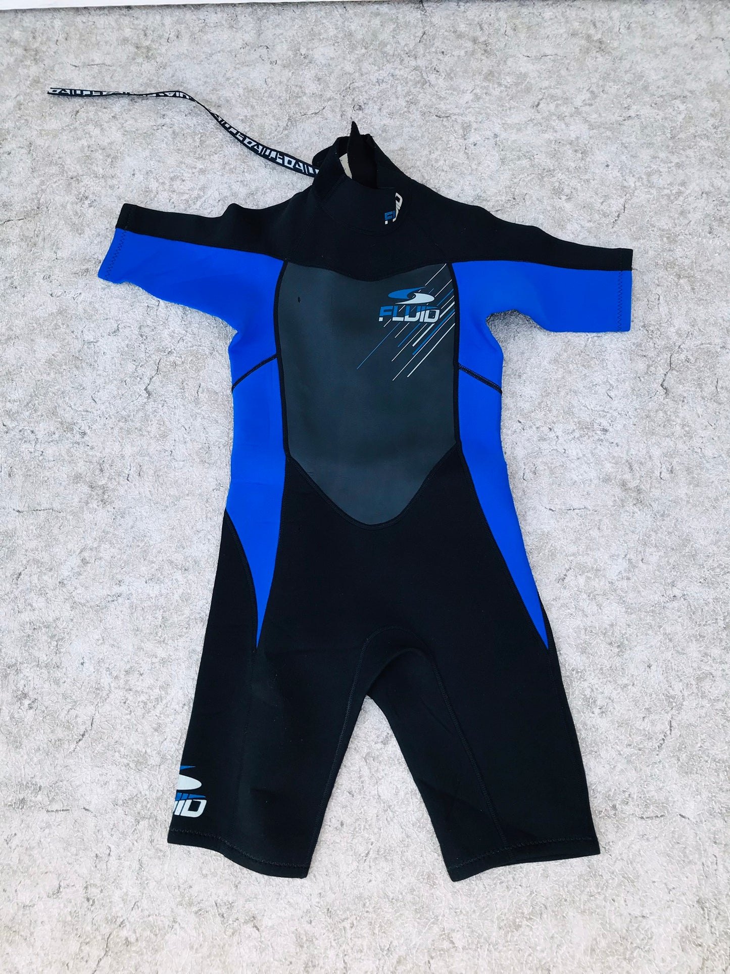 Wetsuit Child Size 10 Fluid Black Blue 2-3 mm Excellent