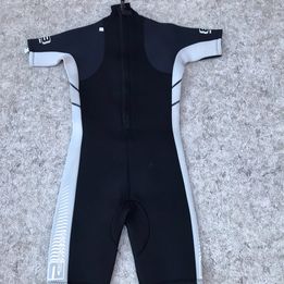 Wetsuit Child Size 12 Banana Bite 2-3 mm Neoprene Black Grey New Demo Model