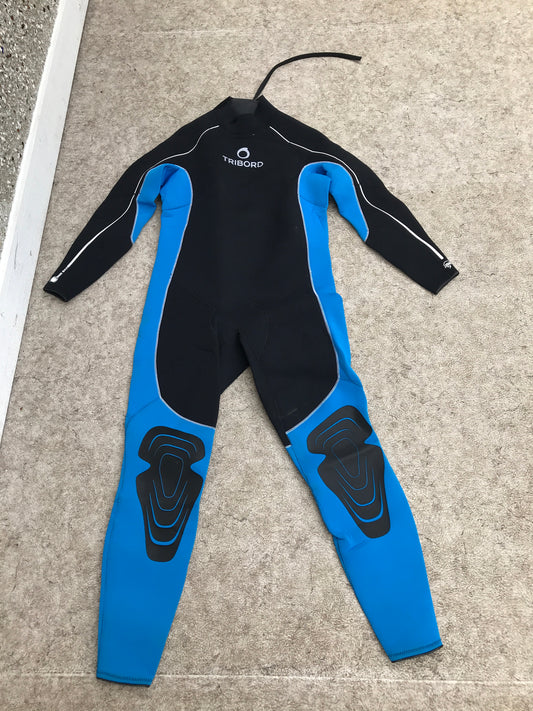 Wetsuit Full Body Adult X Large Tribord 3 mm Black Blue Neoprene Like New
