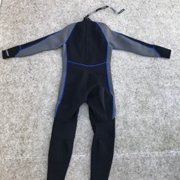 Wetsuit Men's Ladies Size Medium Full Stearns 3 mm Neoprene Black Blue Grey Kayak Paddle Surf Ski