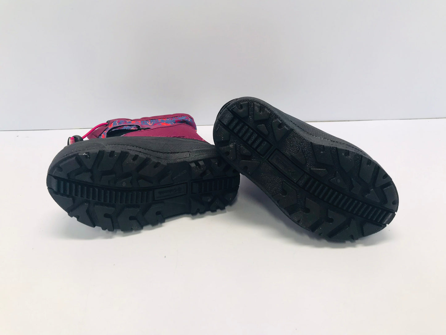 Winter Boots Child Size 1 Columbia Black Purple With Liner New