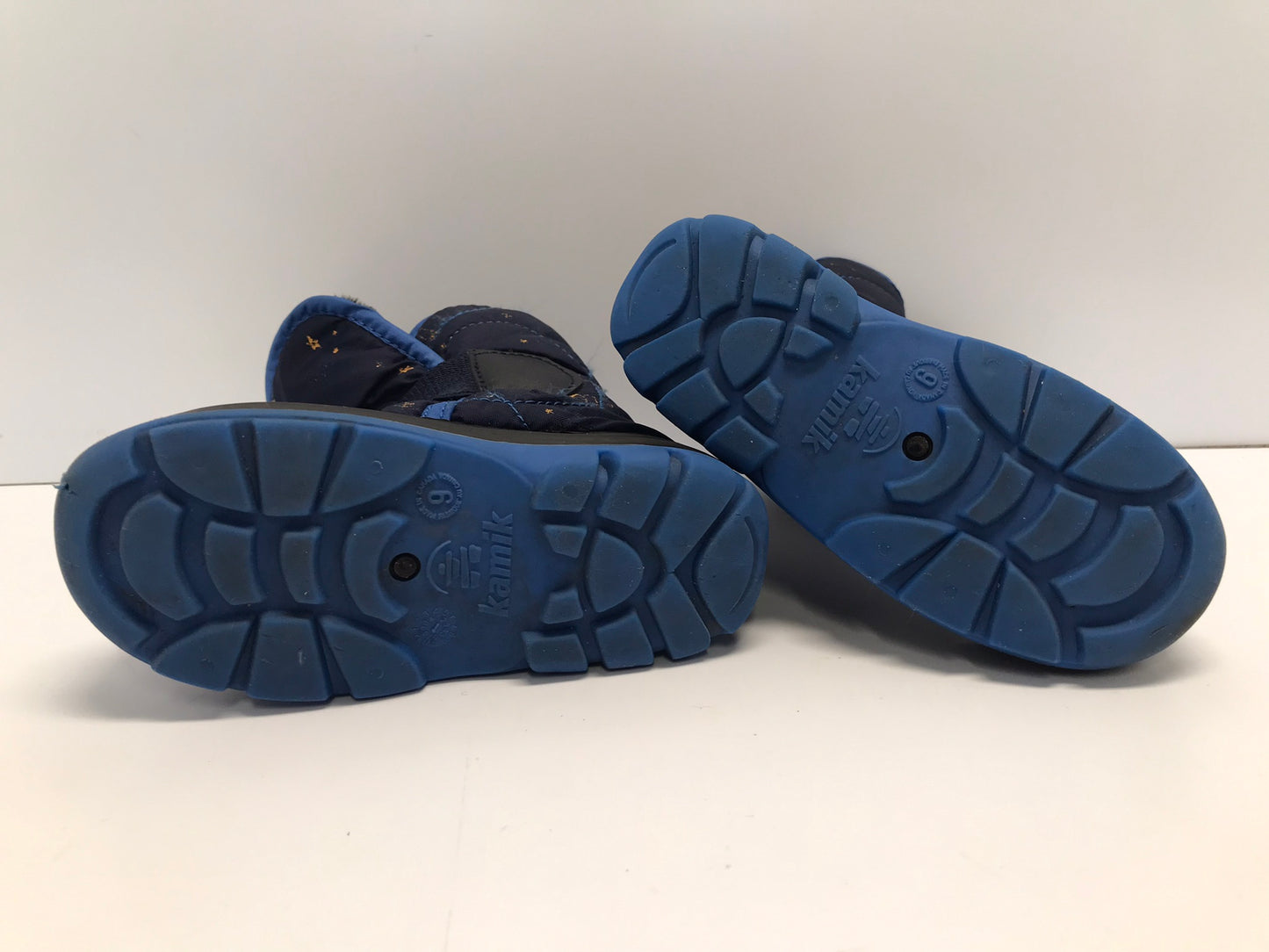 Winter Boots Child Size 9 Toddler Kamik Blue Faux Fur